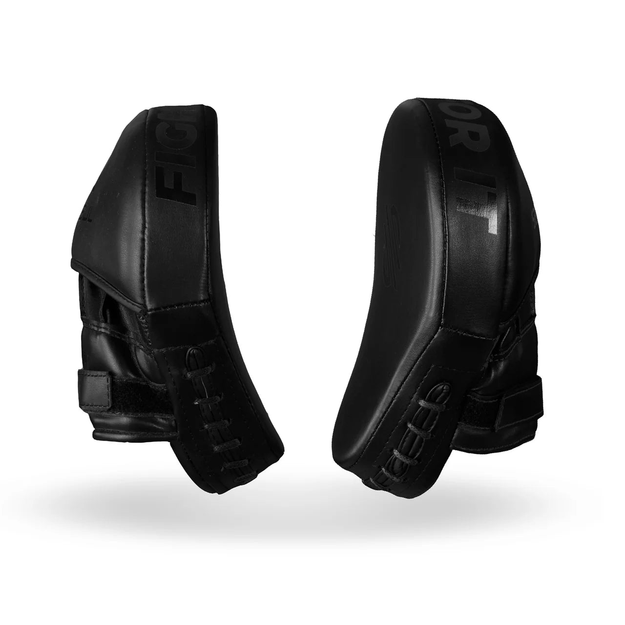 Sanabul Essential Curved Punching Mitts (All Black)