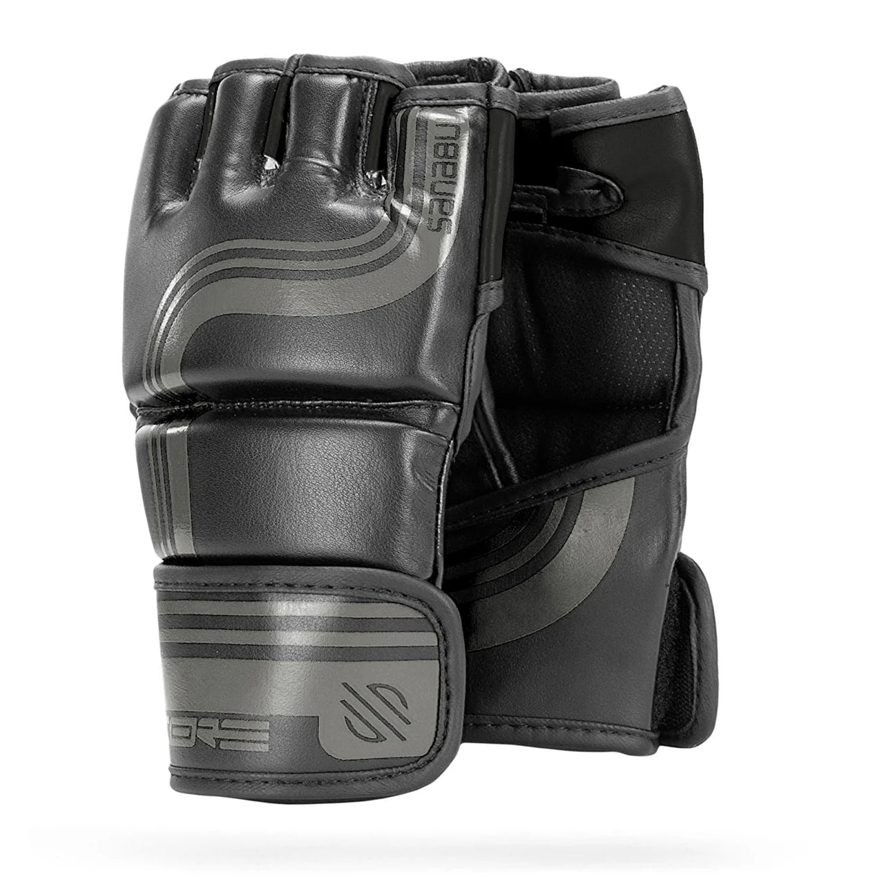 Sanabul Core Series 4 oz Grappling Gloves (Gun Metal/ Black)
