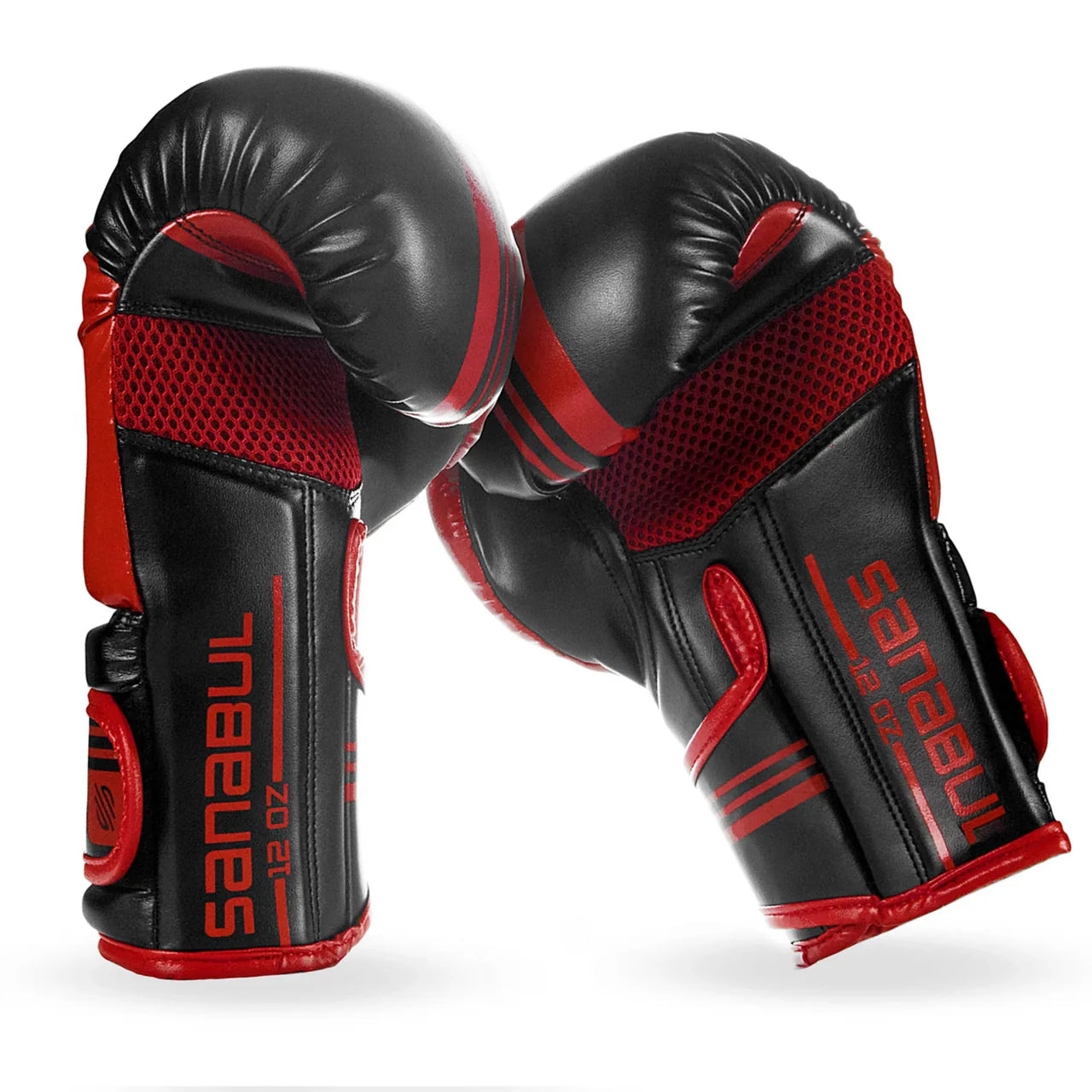 Sanabul Core Gel Training Boxing Gloves (Black/Red)