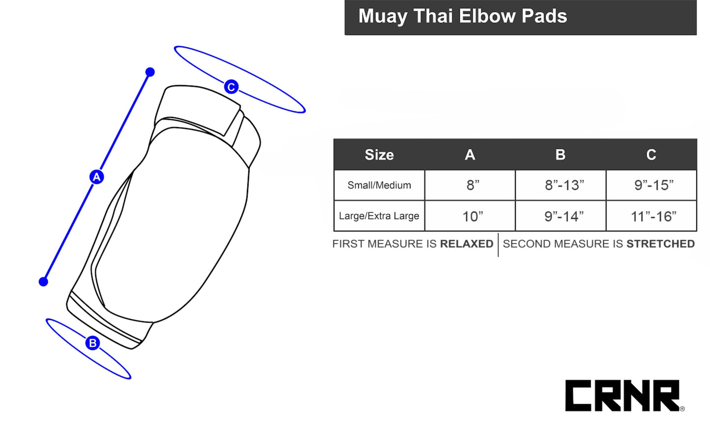 Combat Corner Muay Thai Elbow Pads