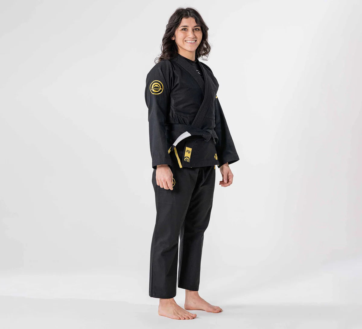 Fuji Adult FlowTech BJJ Gi (Black/Gold)