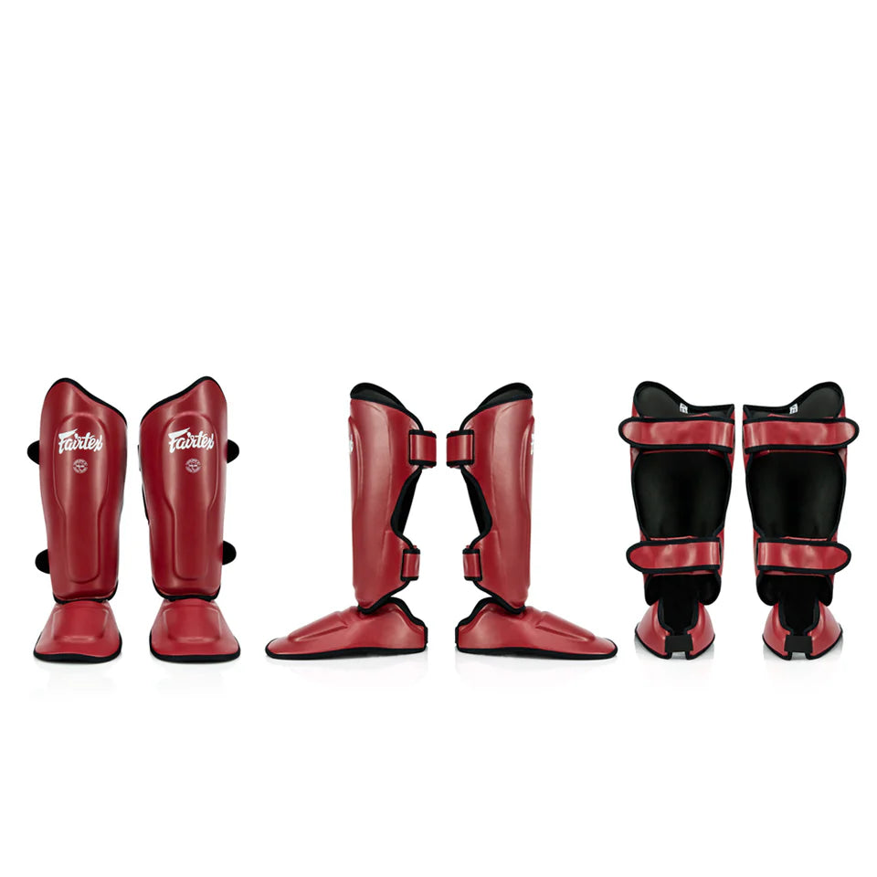 Fairtex SP9 Ultra Ergo Shin Pad (Red)