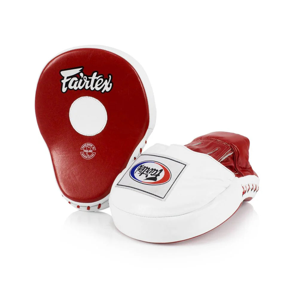 Fairtex The Ultimate Contoured Focus Mitts (Red/White)