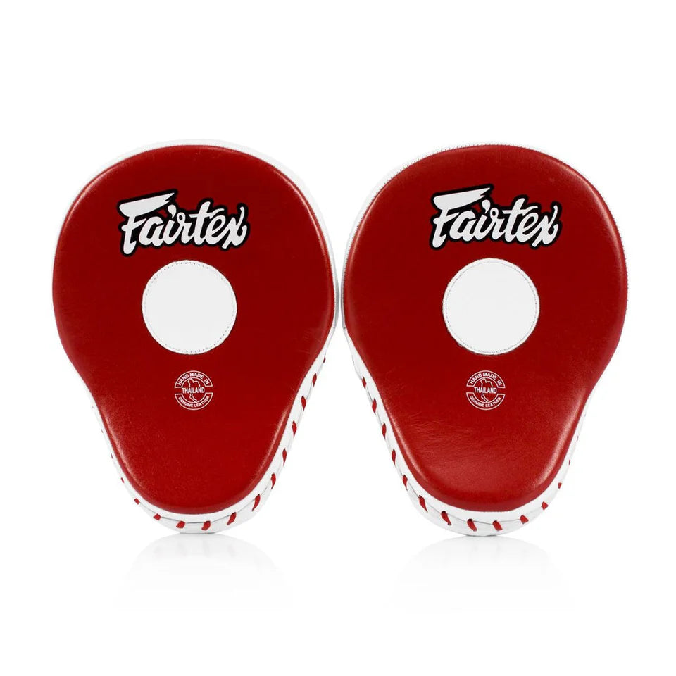 Fairtex The Ultimate Contoured Focus Mitts (Red/White)