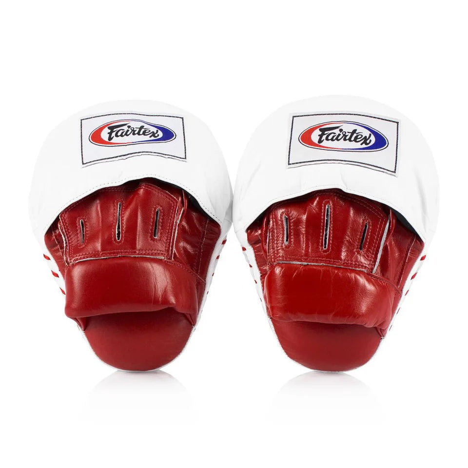 Fairtex The Ultimate Contoured Focus Mitts (Red/White)