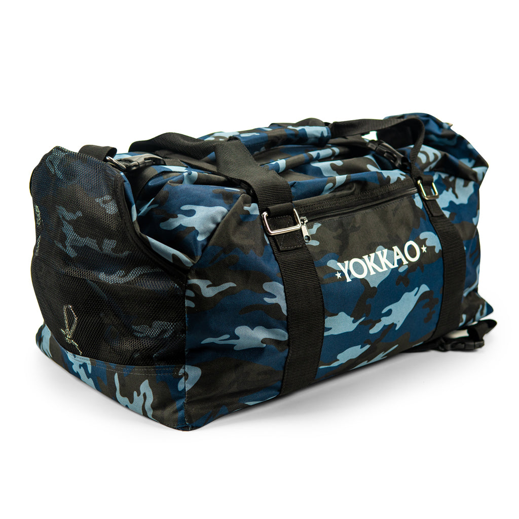 Yokkao Convertible Camo Gym Bag (Blue)