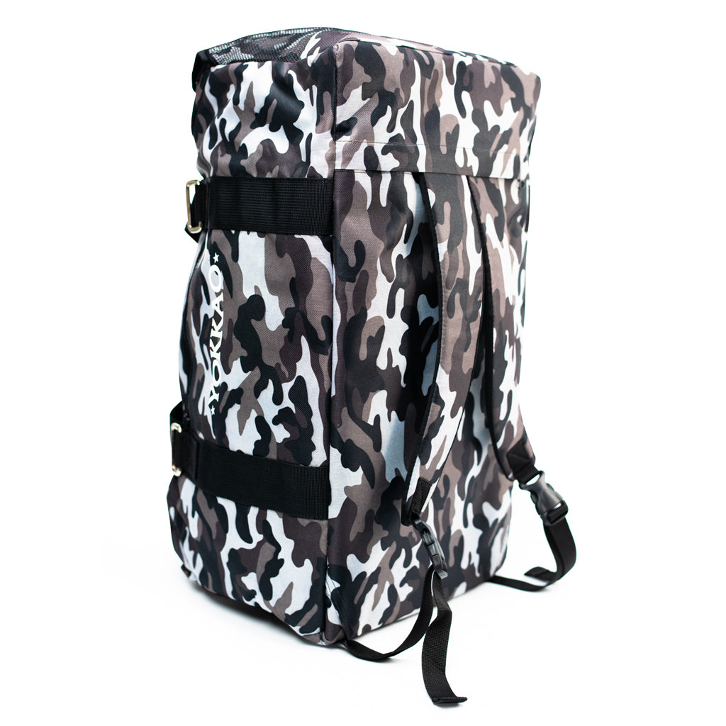 Yokkao Convertible Camo Gym Bag (Grey)