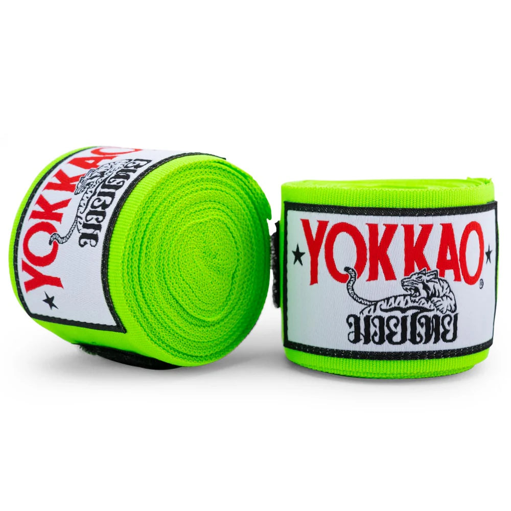 Yokkao Premium Hand Wraps (Neon Green)