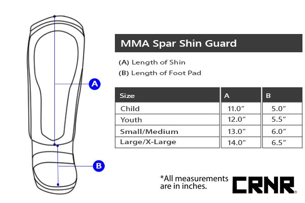 Combat Corner MMA Spar Shin Guards