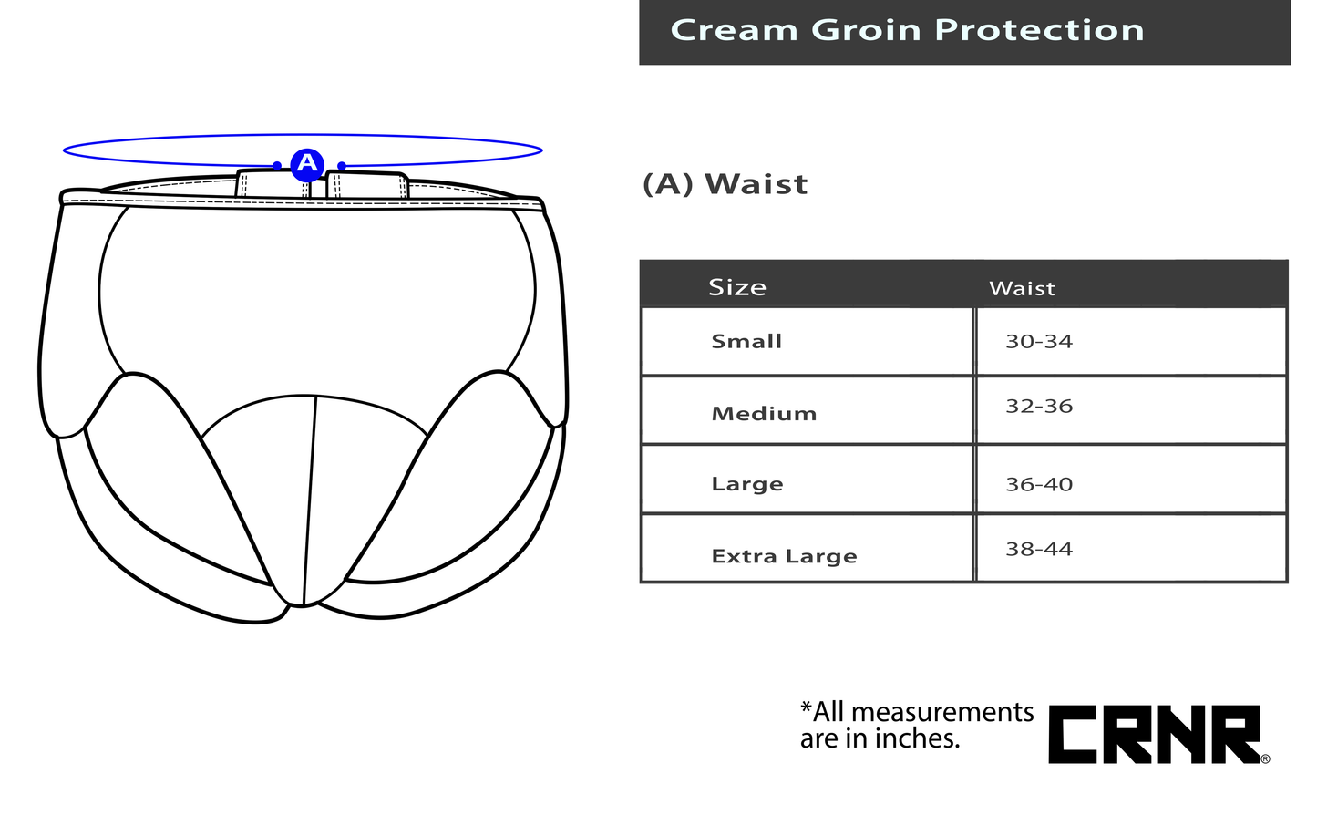 Combat Corner Cream Groin Protection (White)