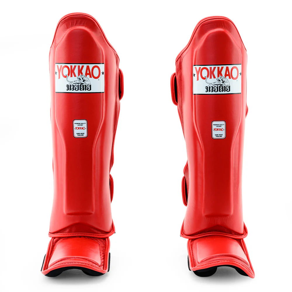Yokkao Matrix Shin Guards (Red)