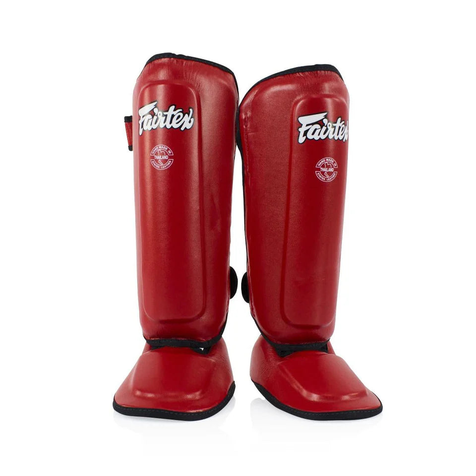 Fairtex YOUTH SPK9 Shin Guards (Red)