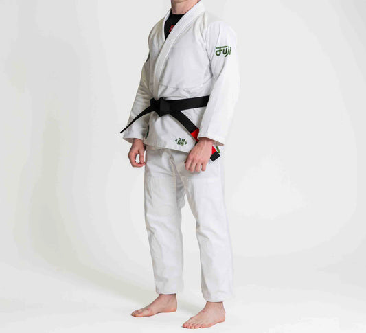 Fuji Adult FlowTech BJJ Gi (White/Green)