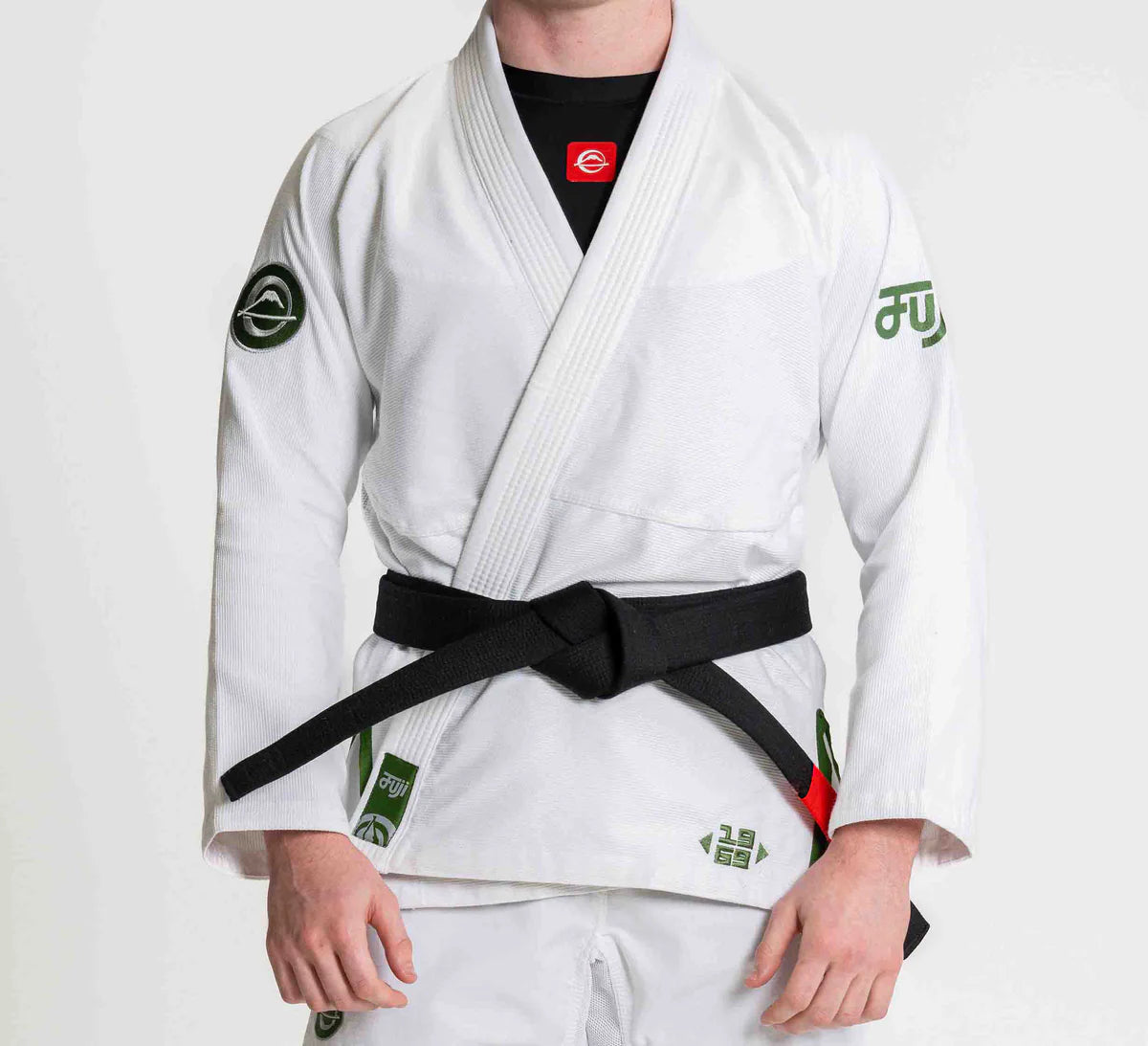 Fuji Adult FlowTech BJJ Gi (White/Green)