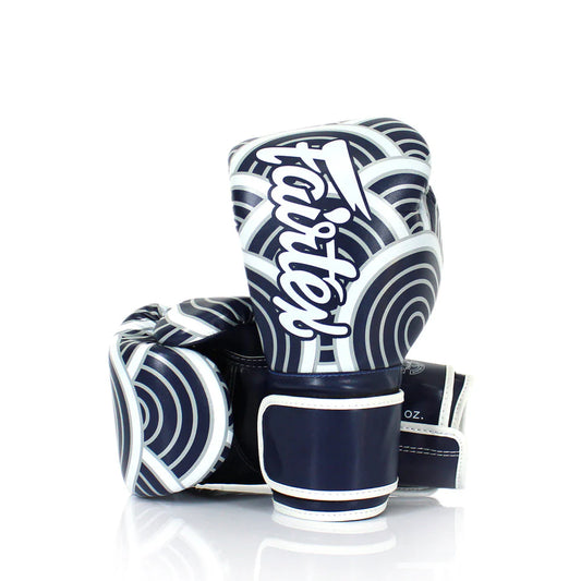 Fairtex BGV14 Microfiber Gloves – Art Collection: Blue Wave