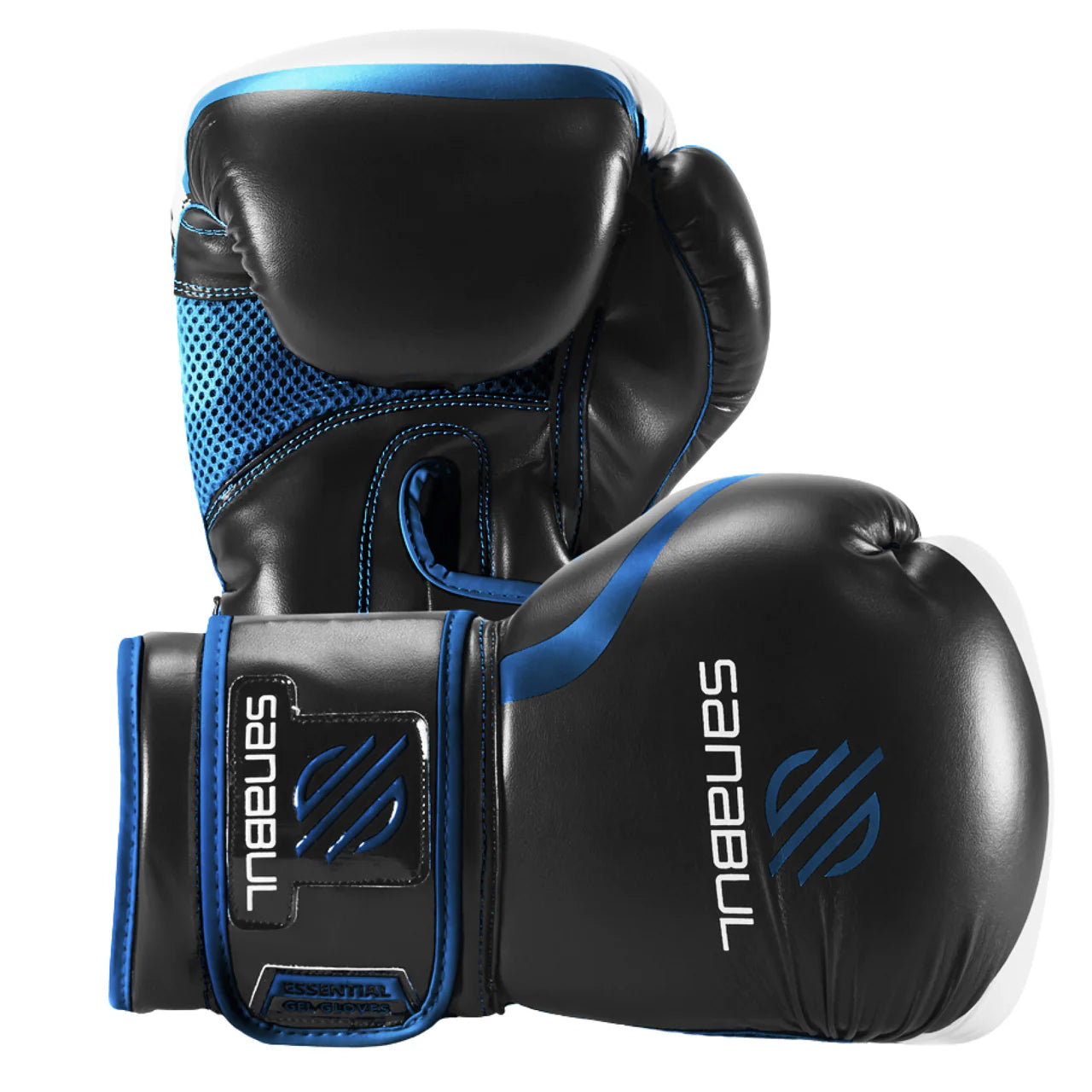 Sanabul Youth Essential Gel Boxing Gloves (Metallic Blue)