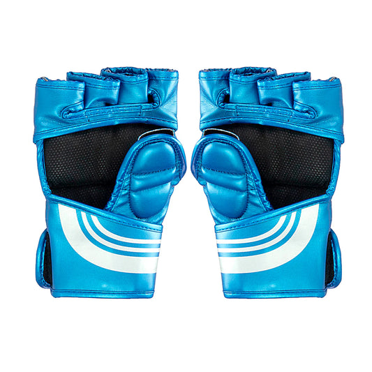 Sanabul Core Series 4 oz Grappling Gloves (Metallic Blue/ Silver)