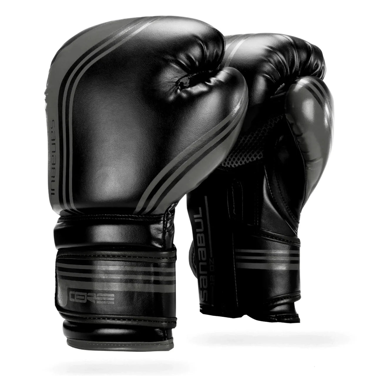 Sanabul Core Gel Training Boxing Gloves (Gun Metal/Black)