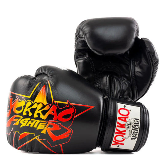 Yokkao Fighter KO Boxing Gloves (Black)