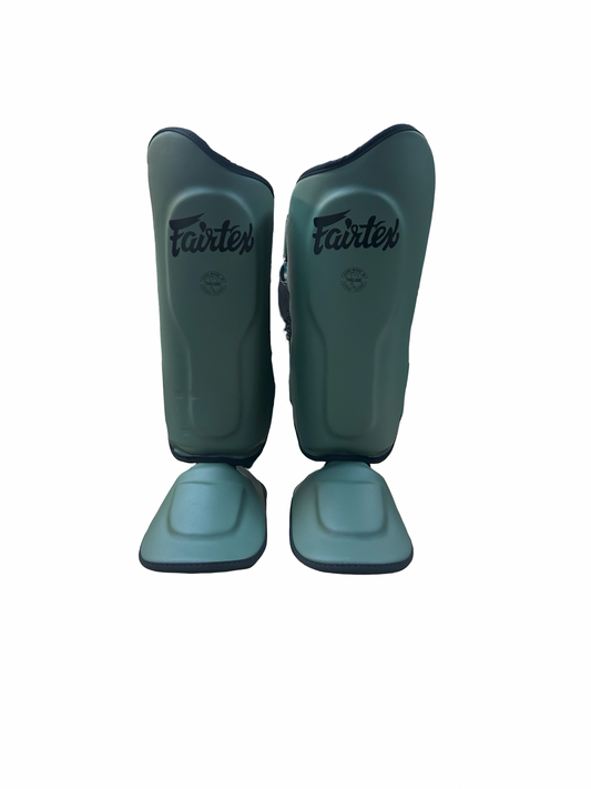 Fairtex SP9 Ultra Ergo Shin Pad (Olive)