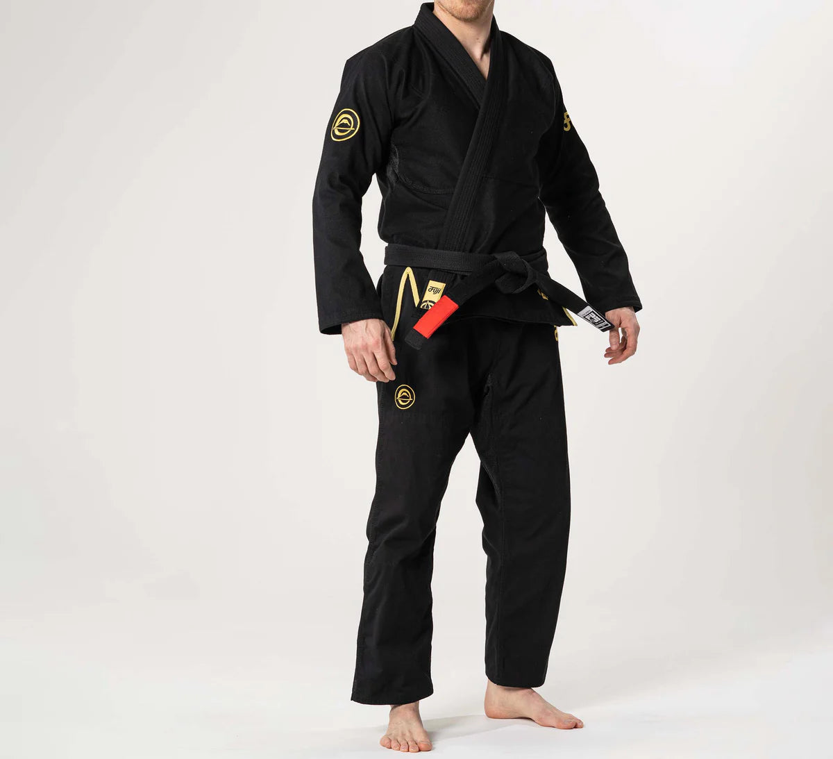 Fuji Adult FlowTech BJJ Gi (Black/Gold)