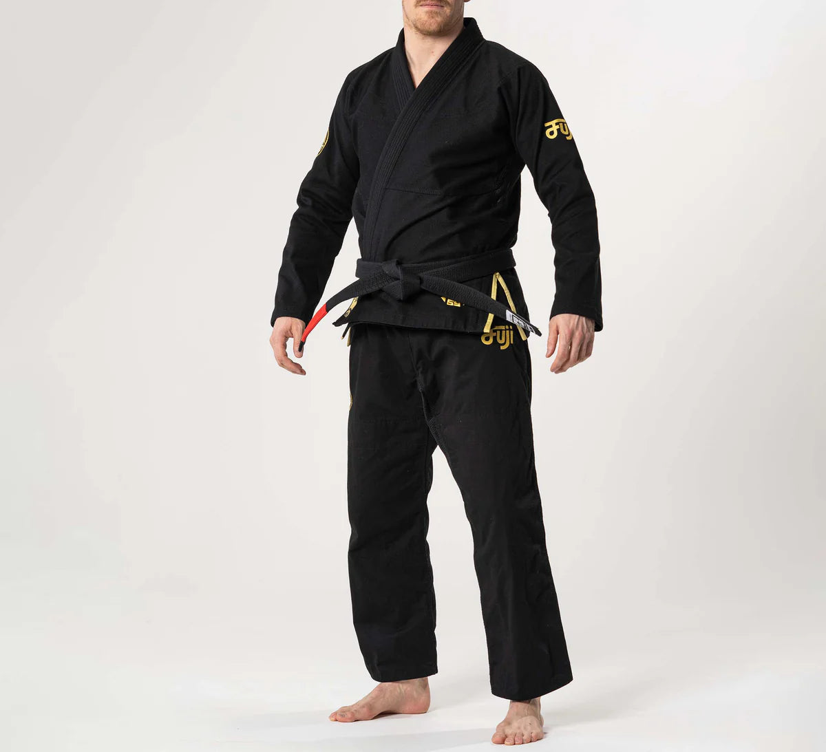 Fuji Adult FlowTech BJJ Gi (Black/Gold)