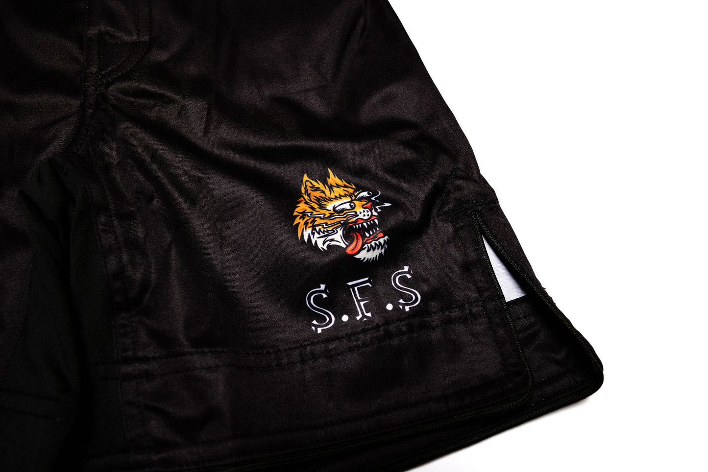SFS Youth Tiger Velcro Hybrid Grappling Shorts