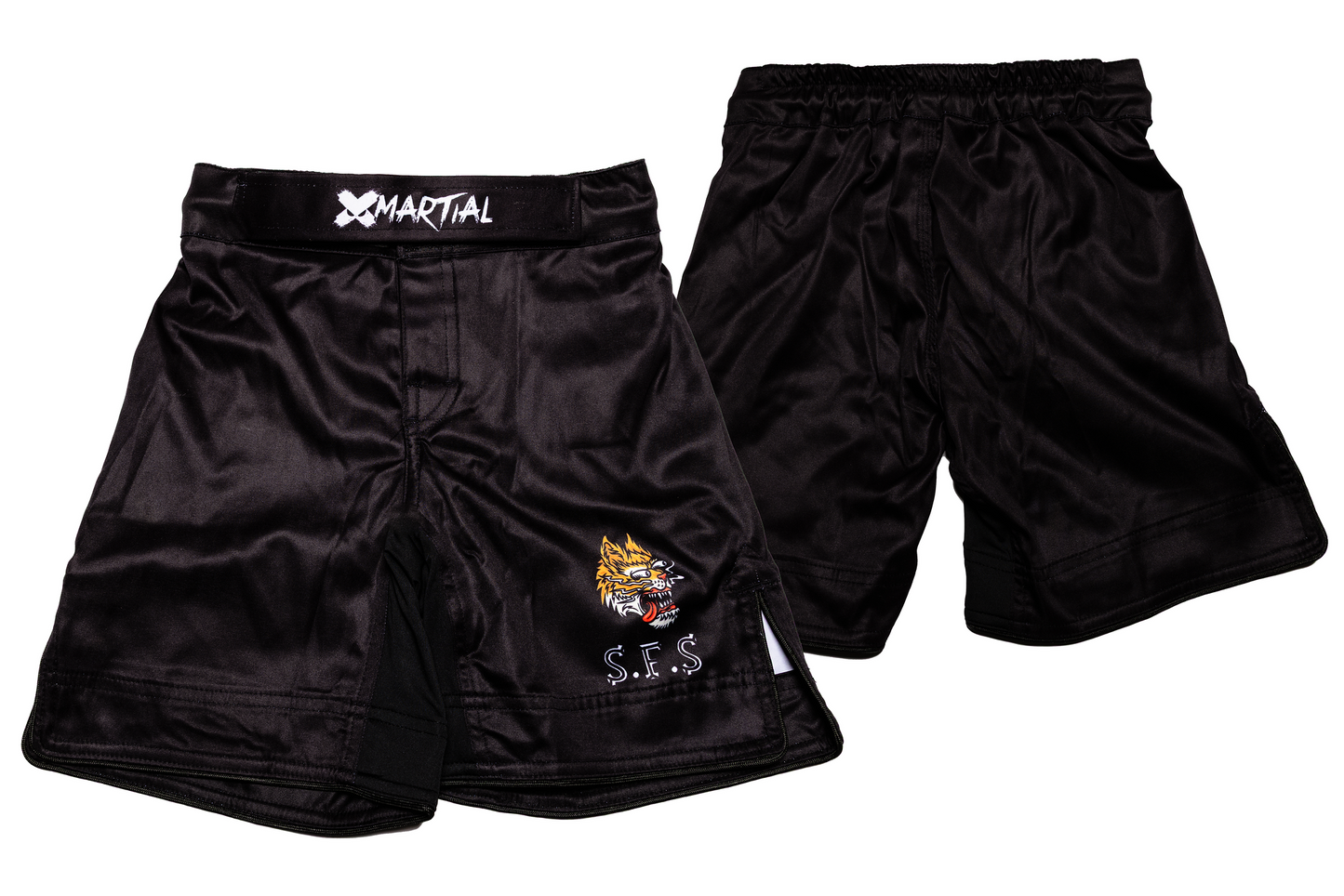 SFS Youth Tiger Velcro Hybrid Grappling Shorts