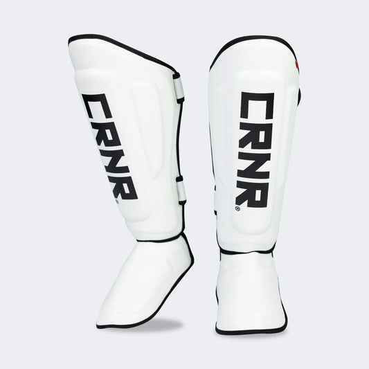 Combat Corner Supreme Shin Pads (White)