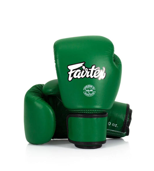 Fairtex BVG16 Real Leather Boxing gloves (Green)