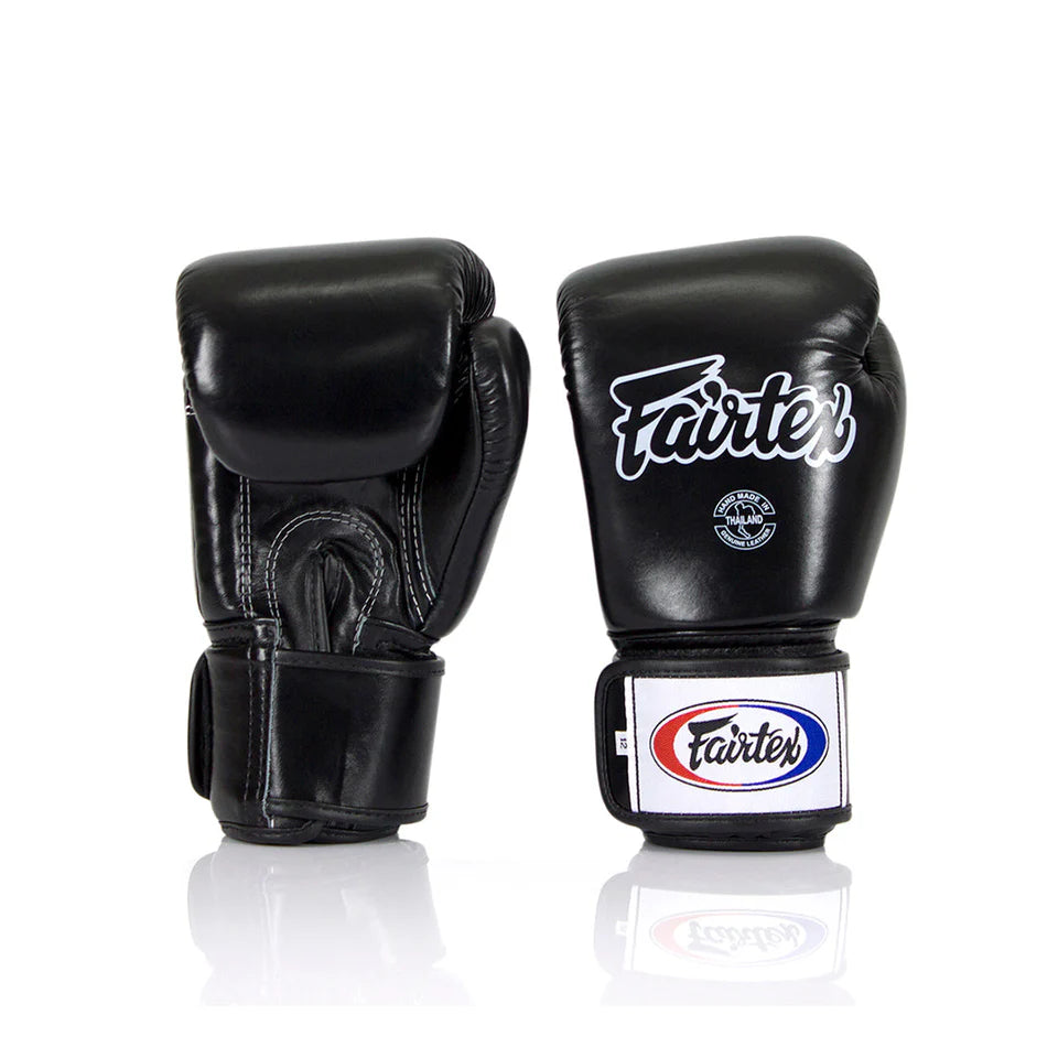 Fairtex Universal BGV1 Gloves "Tight-fit" Design- Black