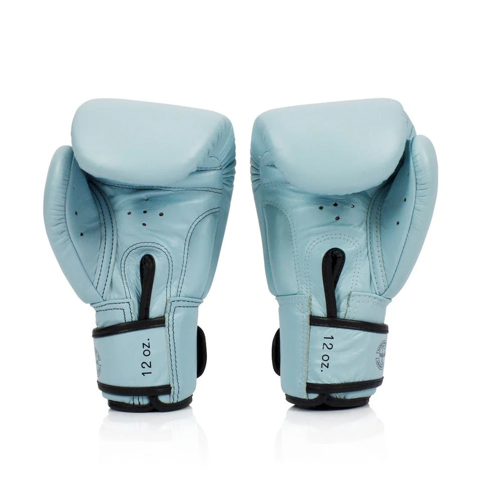 Fairtex BGV20 Genuine Leather Boxing Gloves- "Blue Pastel"