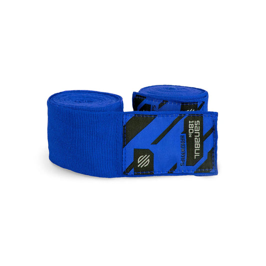 Sanabul Elastic Professional 180 inch Handwraps (Blue)