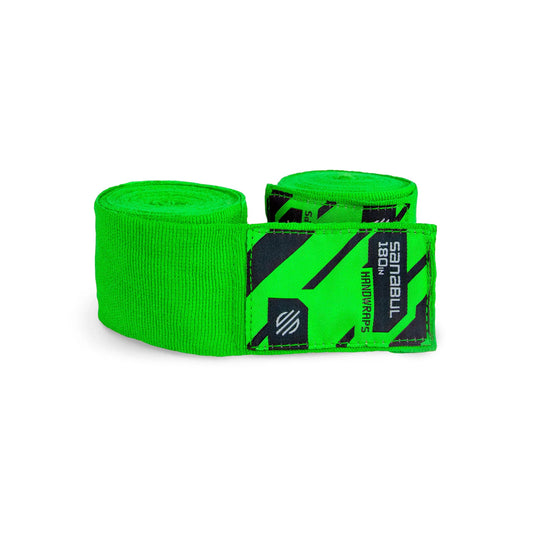 Sanabul Elastic Professional 180 inch Handwraps (Green)