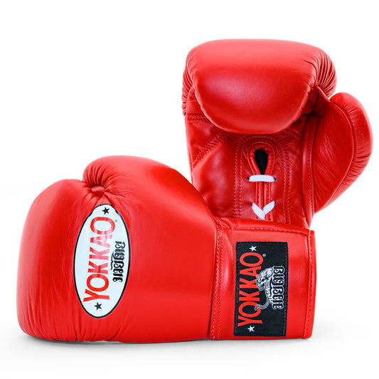 Yokkao Matrix Lace Up Boxing Gloves (Red)