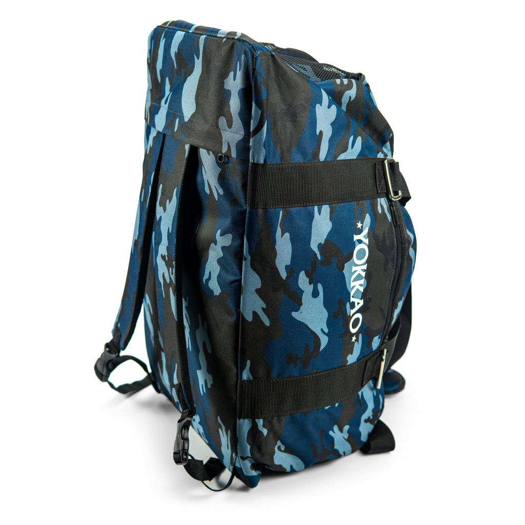Yokkao Convertible Camo Gym Bag (Blue)