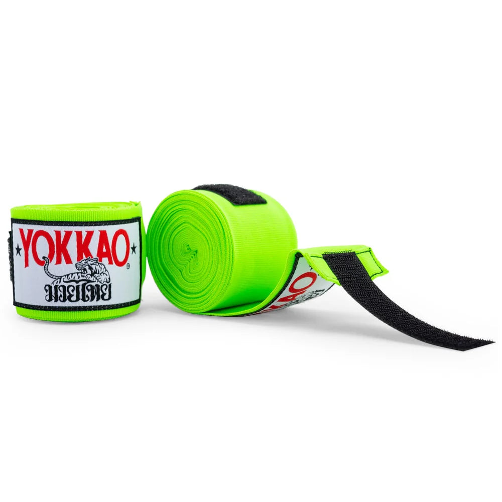 Yokkao Premium Hand Wraps (Neon Green)