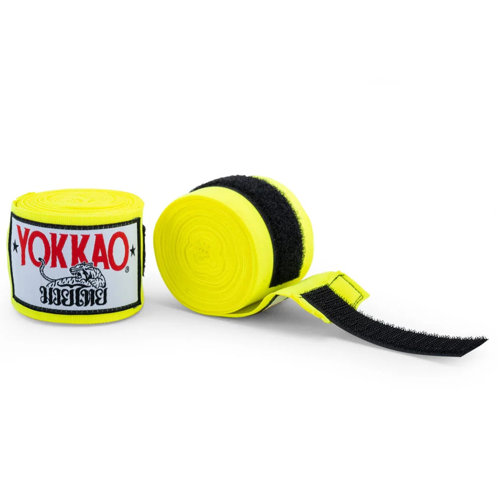Yokkao Premium Hand Wraps (Neon Yellow)