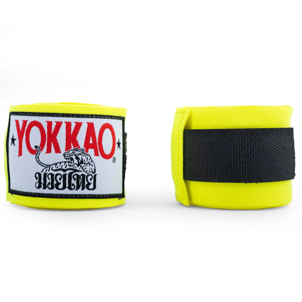 Yokkao Premium Hand Wraps (Neon Yellow)