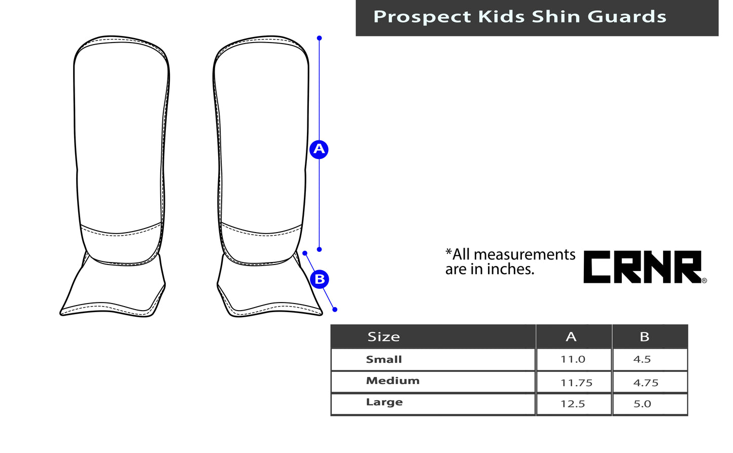 Combat Corner Prospect Kids Shin Guards