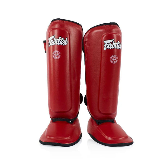 Fairtex YOUTH SPK9 Shin Guards (Red)