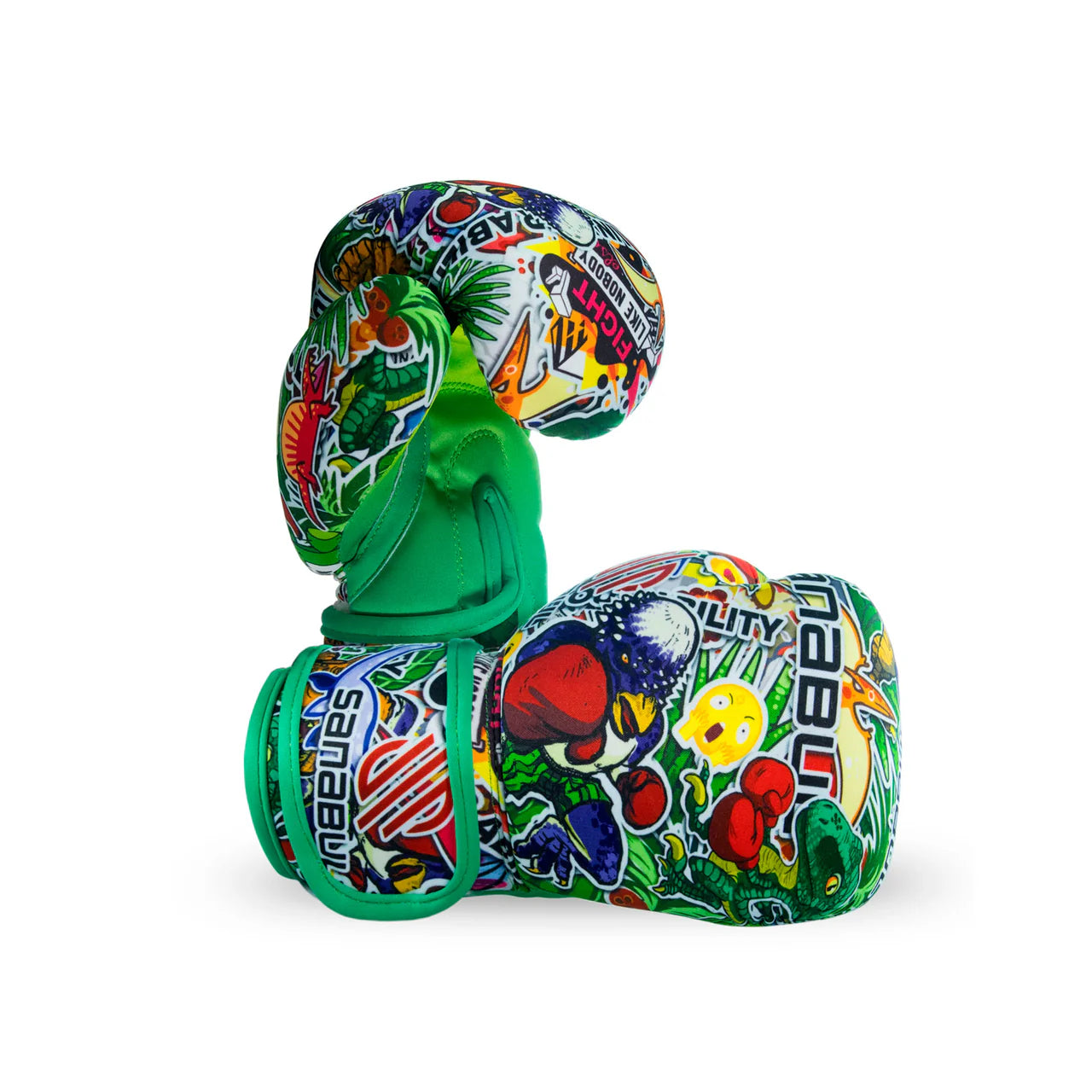 Sanabul Sticker Bomb Kids Boxing Gloves (Dino Jungle)