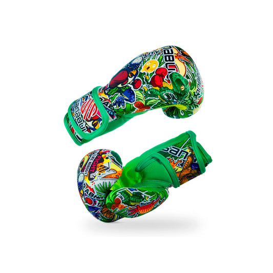 Sanabul Sticker Bomb Kids Boxing Gloves (Dino Jungle)